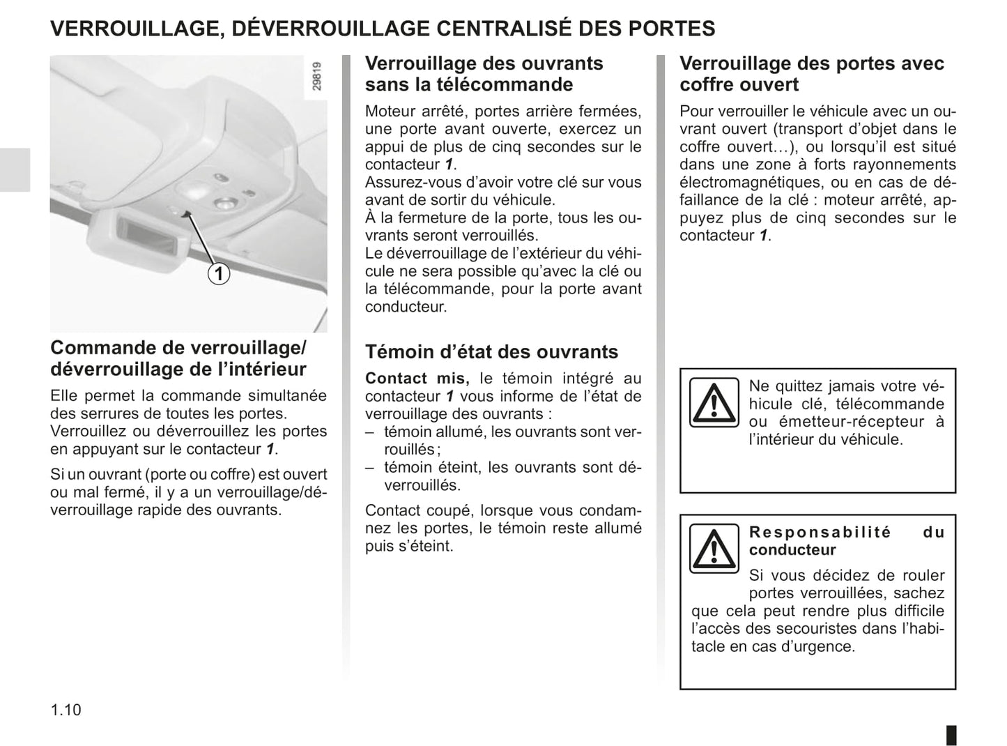 2014-2019 Renault Master Manuel du propriétaire | Français