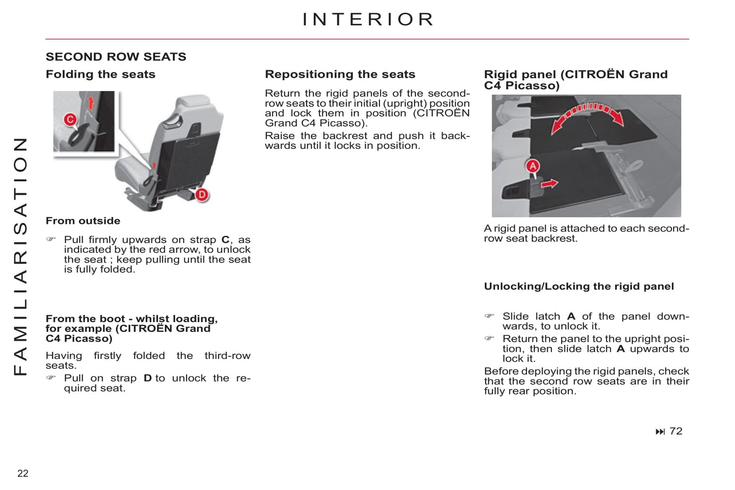 2006-2013 Citroën C4 Picasso Manuel du propriétaire | Anglais