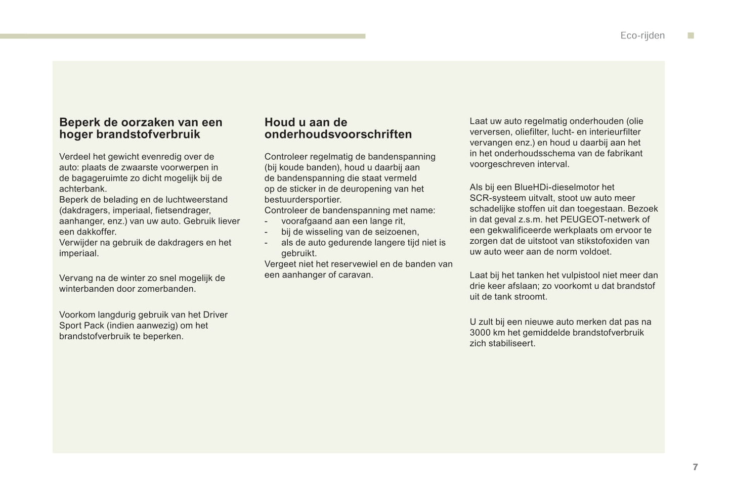 2017-2020 Peugeot 308 Owner's Manual | Dutch