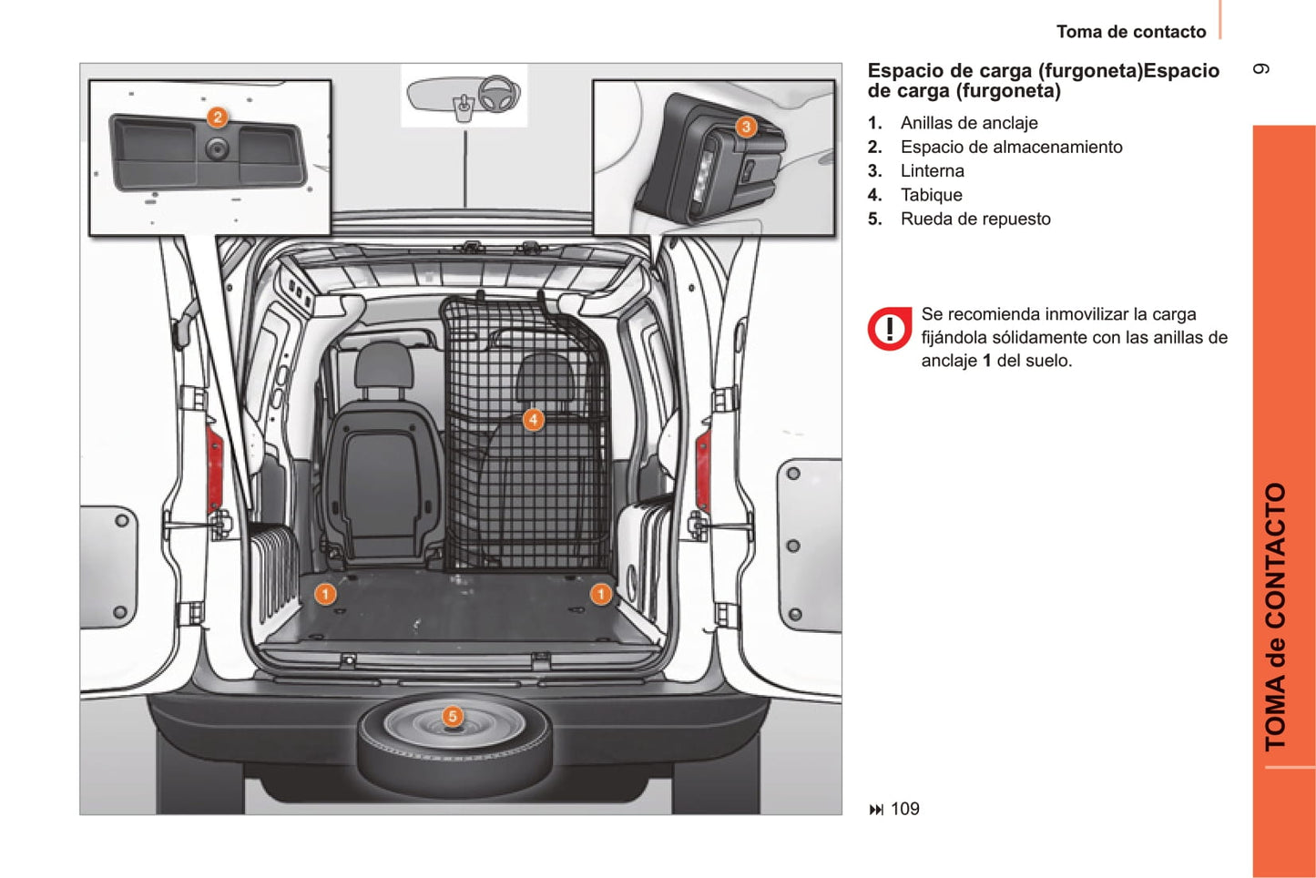 2014 Peugeot Bipper/Bipper Tepee Owner's Manual | Spanish