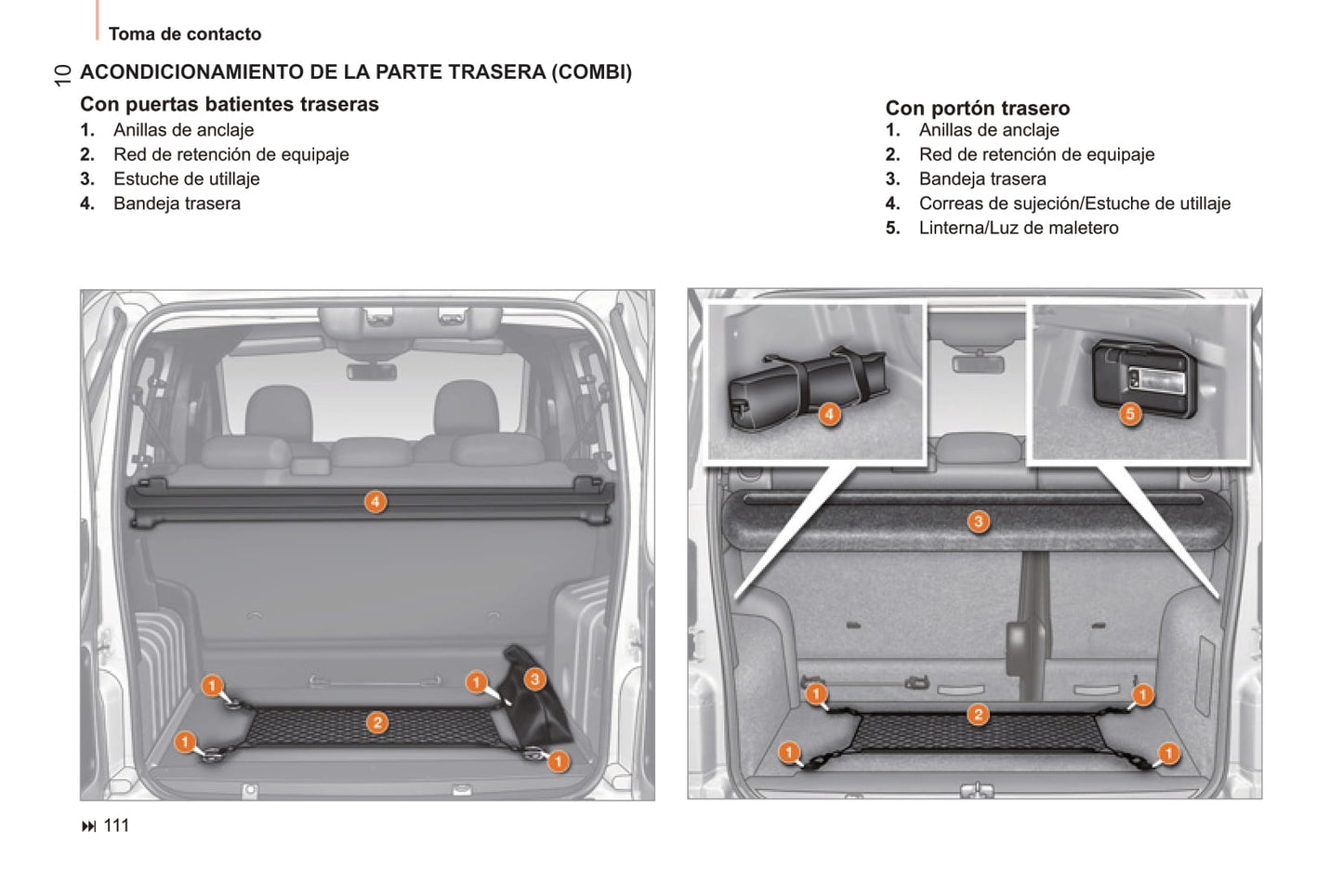 2014 Peugeot Bipper Manuel du propriétaire | Espagnol