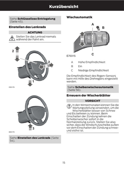 1997-2008 Ford Ka Manuel du propriétaire | Allemand