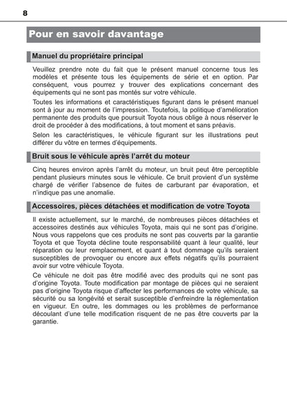 2013-2017 Toyota Tundra Manuel du propriétaire | Français