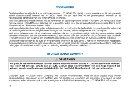 2016-2019 Hyundai Ioniq Manuel du propriétaire | Néerlandais