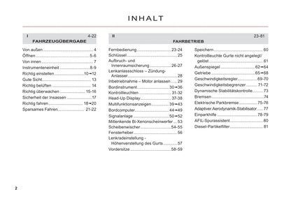 2006-2013 Citroën C6 Manuel du propriétaire | Allemand