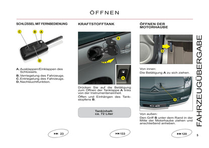 2006-2013 Citroën C6 Manuel du propriétaire | Allemand