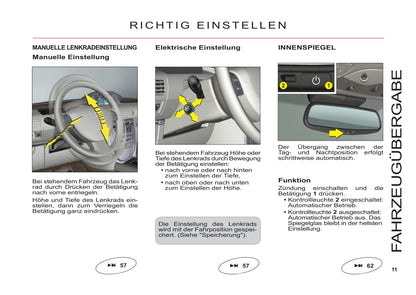 2006-2013 Citroën C6 Manuel du propriétaire | Allemand