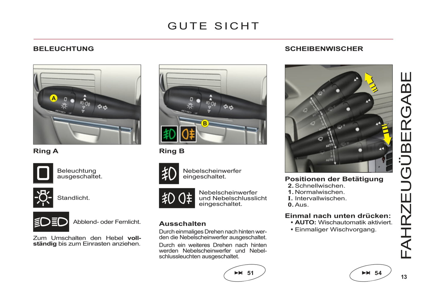 2006-2013 Citroën C6 Manuel du propriétaire | Allemand