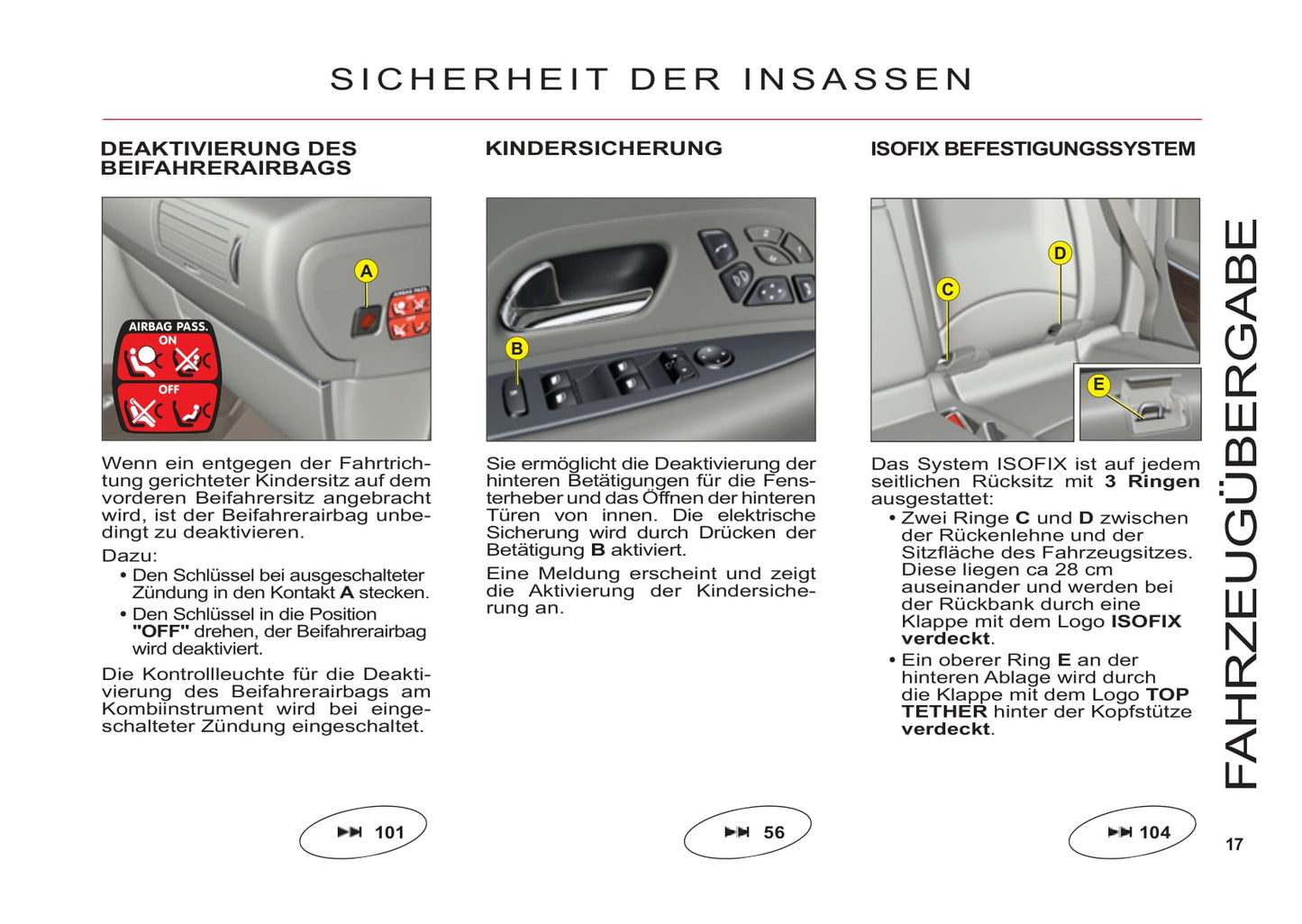 2006-2013 Citroën C6 Manuel du propriétaire | Allemand