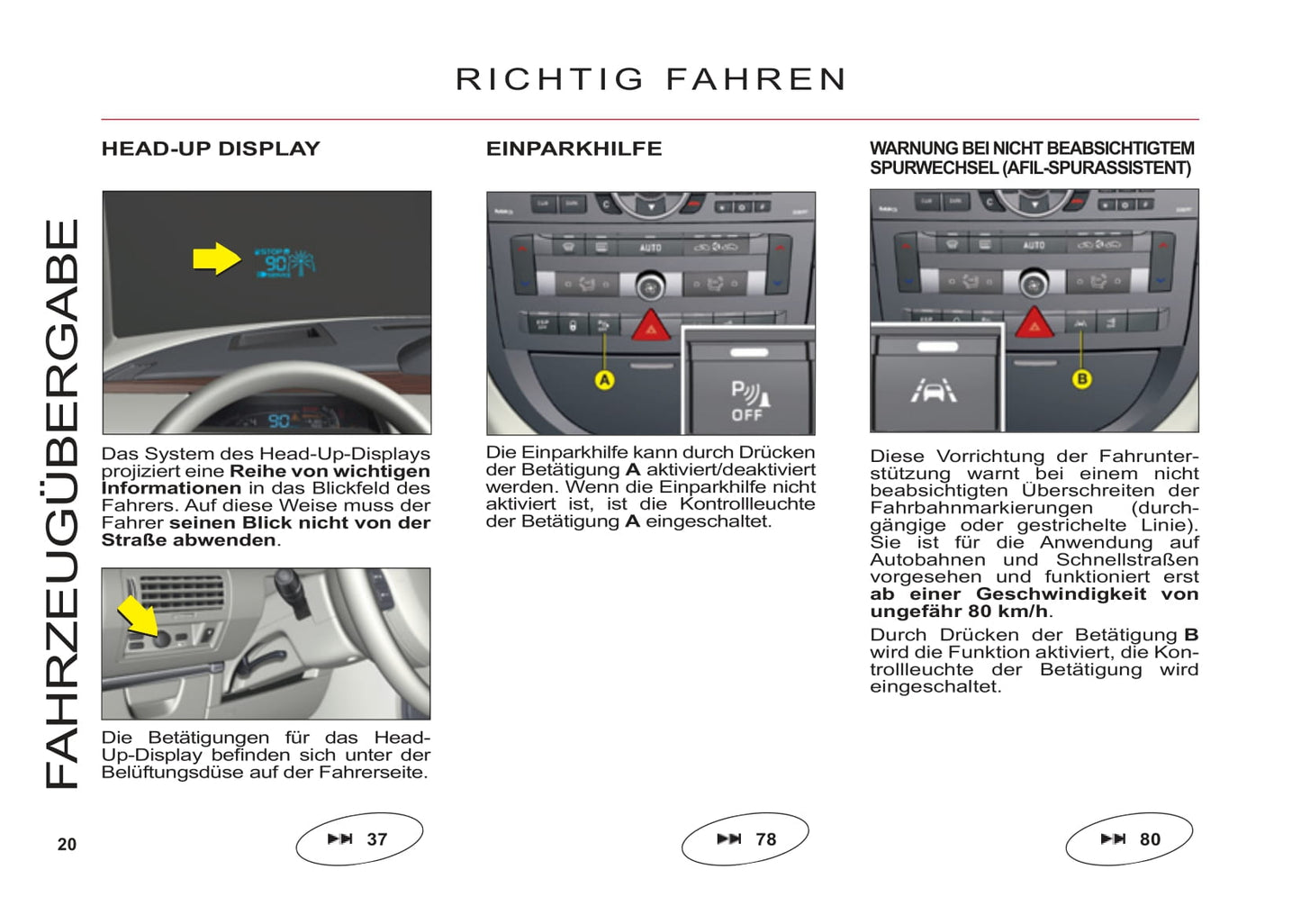 2006-2013 Citroën C6 Manuel du propriétaire | Allemand