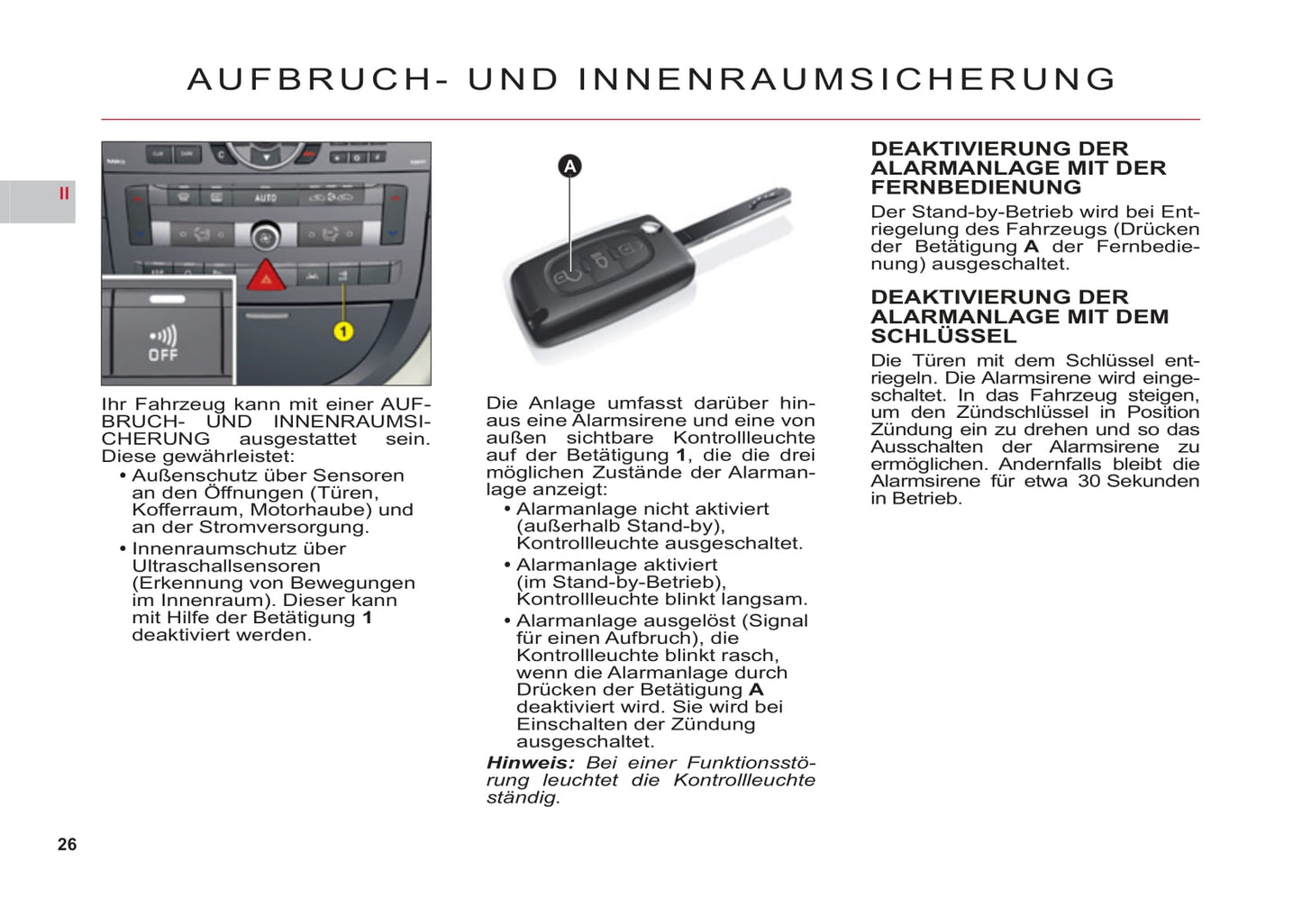 2006-2013 Citroën C6 Manuel du propriétaire | Allemand