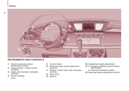 2013-2014 Peugeot 807 Manuel du propriétaire | Anglais