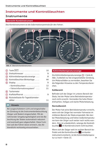 2015-2018 Audi Q3 Owner's Manual | German