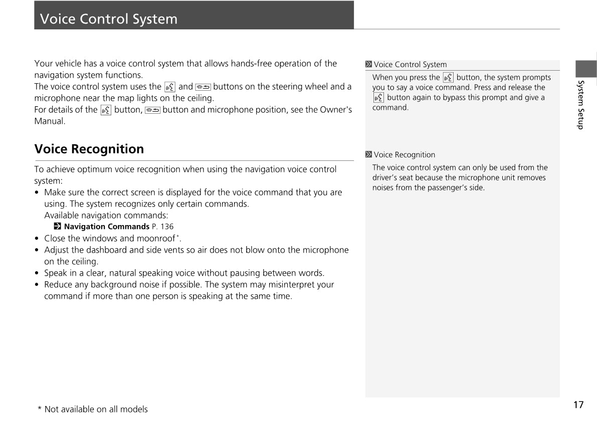 Honda Civic Sedan Navigation Owner's Manual 2021