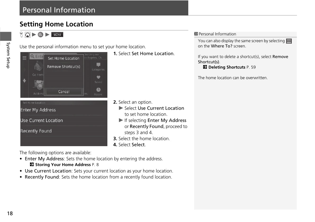 Honda Civic Sedan Navigation Owner's Manual 2021