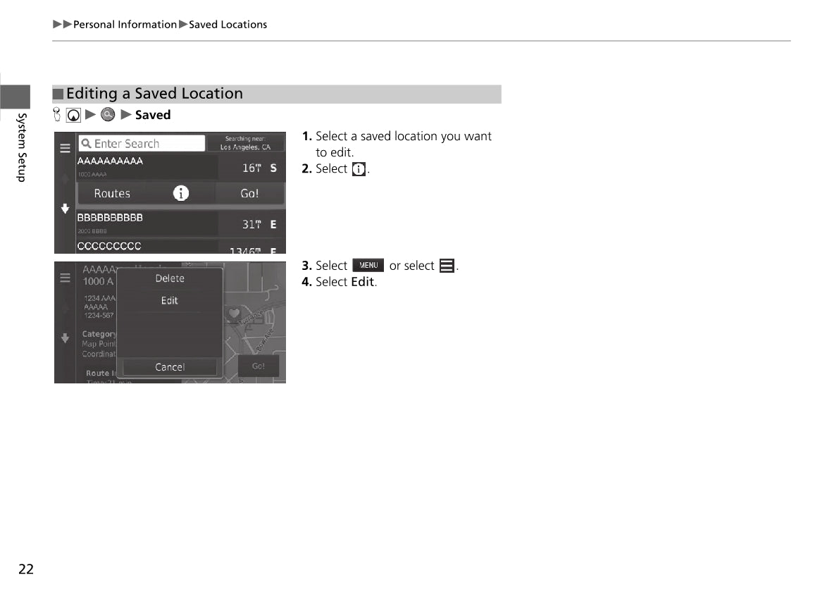 Honda Civic Sedan Navigation Owner's Manual 2021