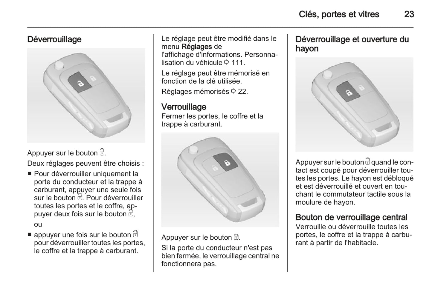 2012-2013 Opel Meriva Manuel du propriétaire | Français