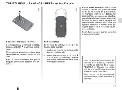 2014-2015 Renault Laguna/Laguna Coupé Owner's Manual | Spanish