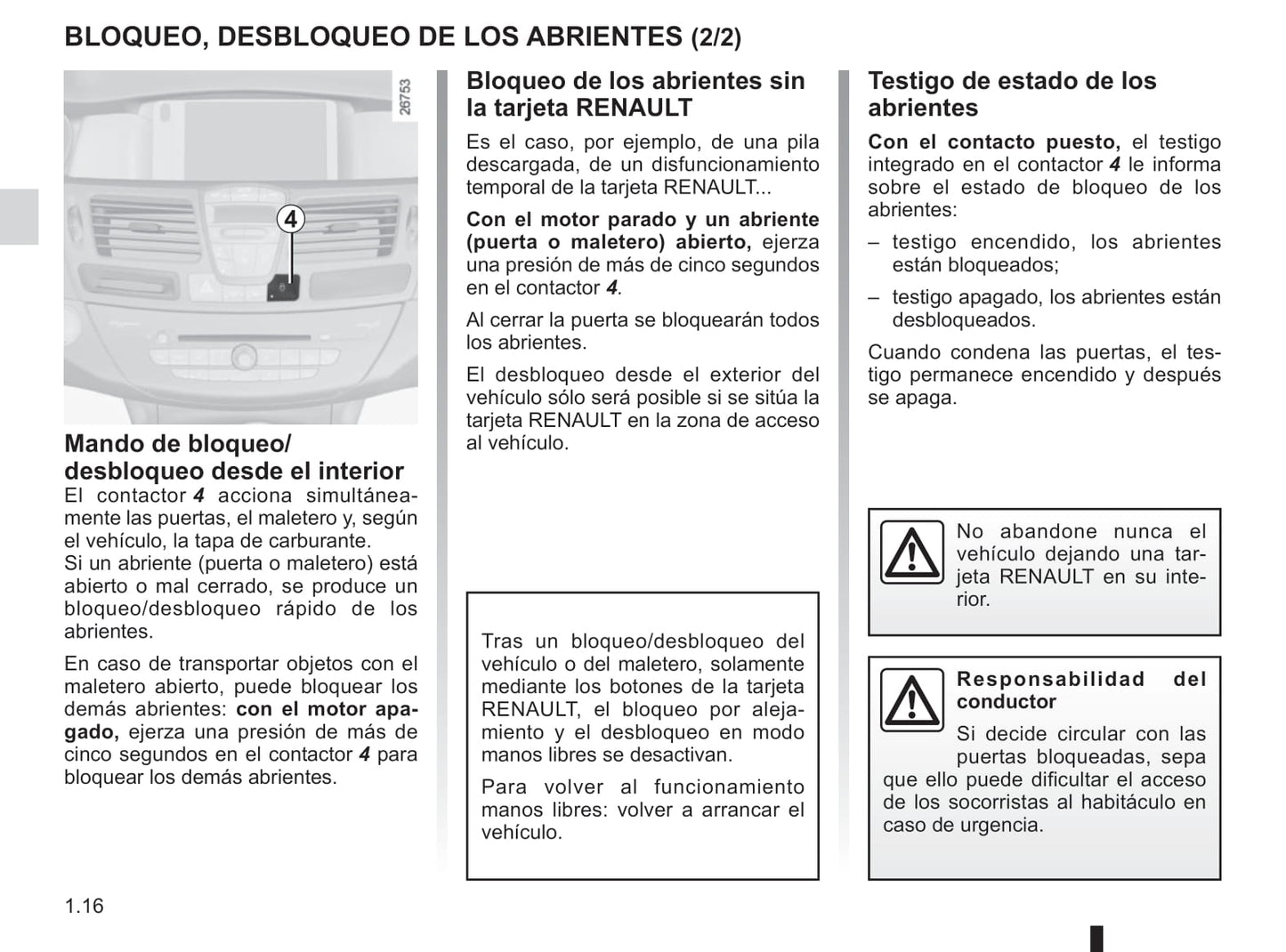 2010-2015 Renault Laguna Manuel du propriétaire | Espagnol