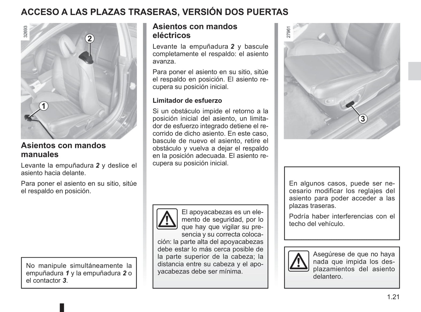 2014-2015 Renault Laguna/Laguna Coupé Owner's Manual | Spanish