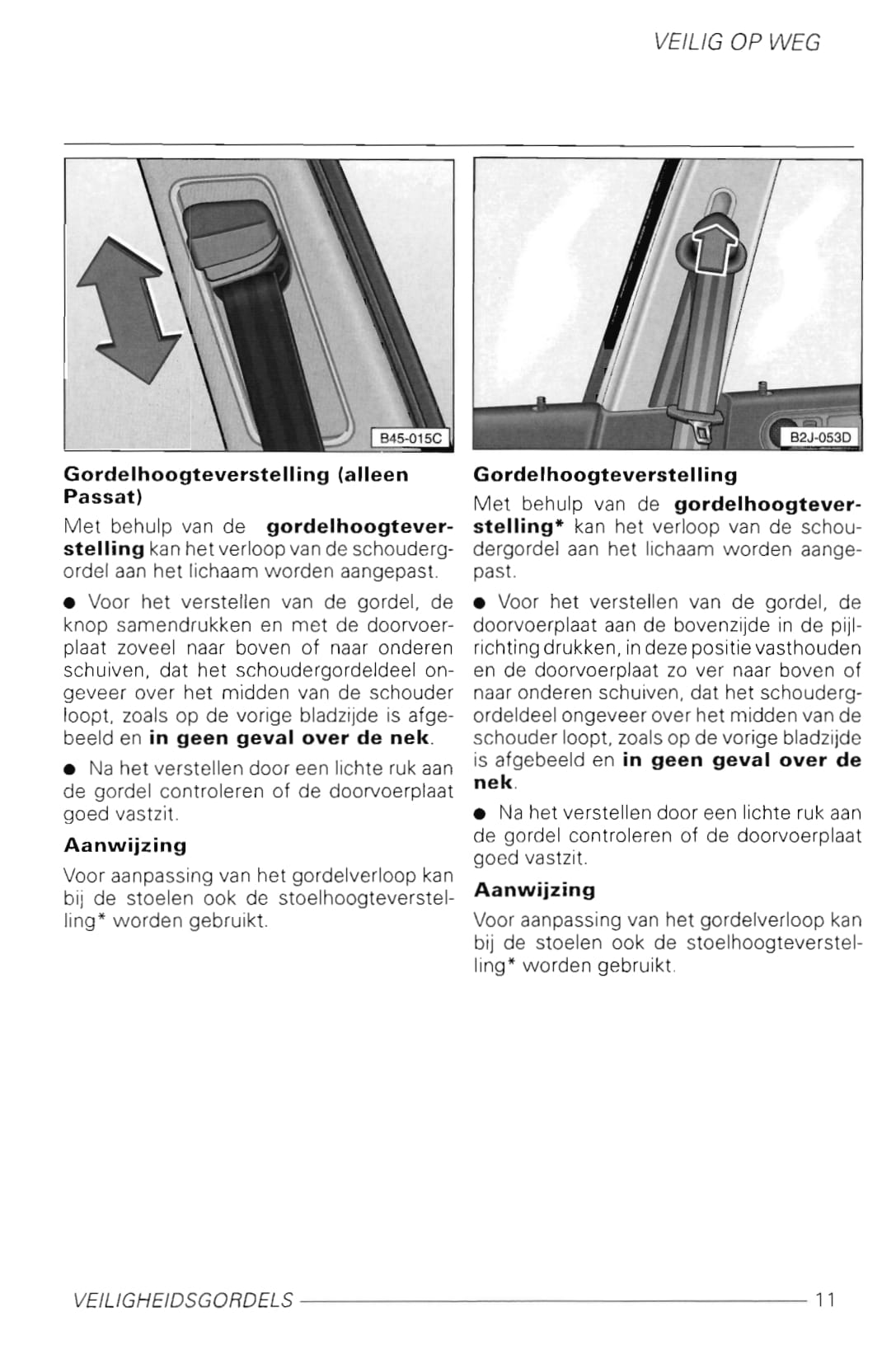 1997-2003 Volkswagen Golf Owner's Manual | Dutch