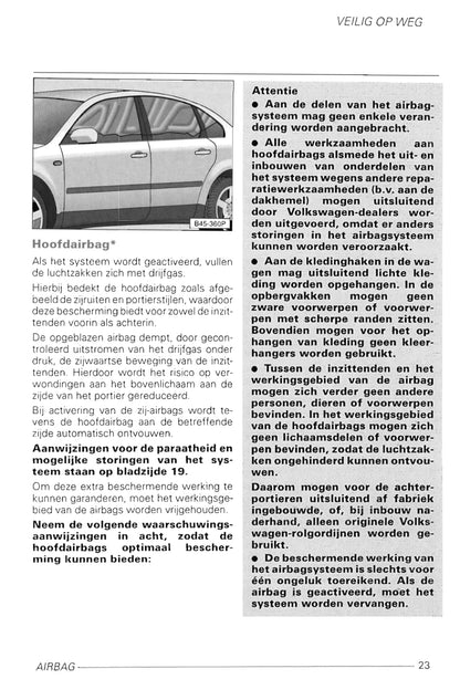 1997-2003 Volkswagen Golf Manuel du propriétaire | Néerlandais