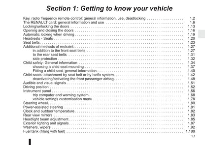 2016 Renault Mégane Owner's Manual | English