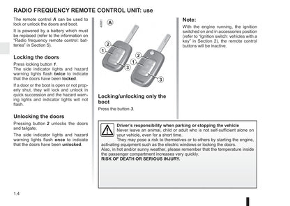 2016 Renault Mégane Owner's Manual | English