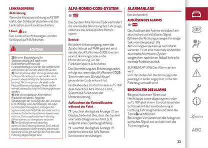 2013-2023 Alfa Romeo 4C Owner's Manual | German