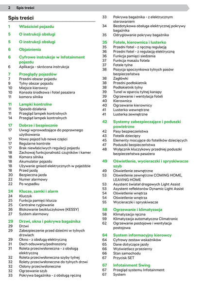 2020 Skoda Octavia Owner's Manual | Polish