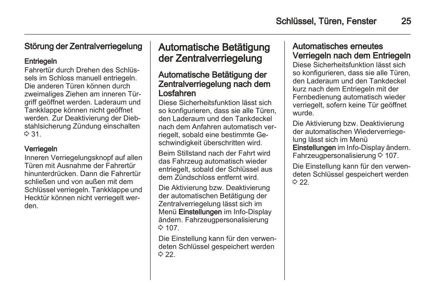 2011-2012 Opel Insignia Owner's Manual | German