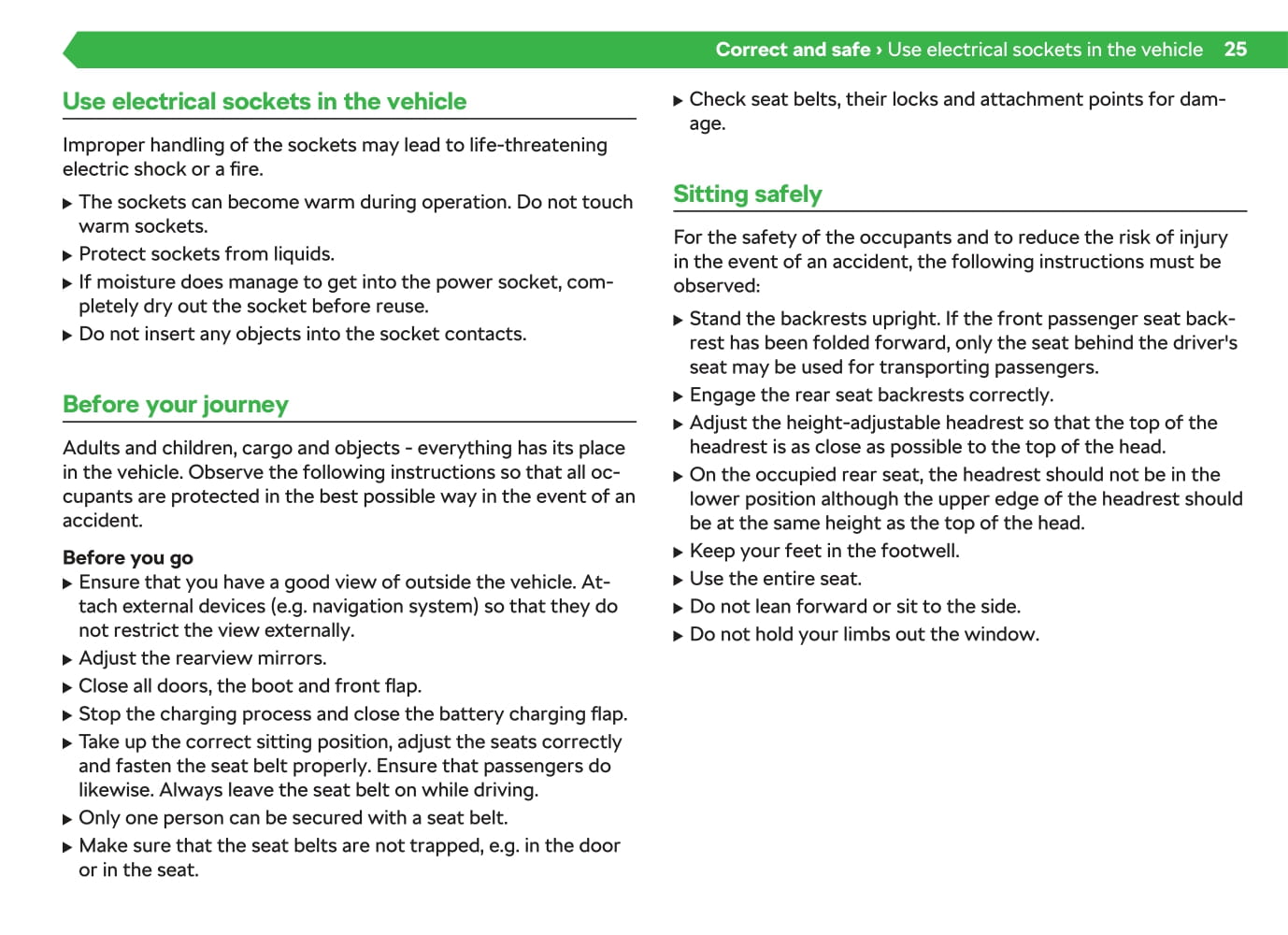 2020-2021 Skoda Enyaq iV Owner's Manual | English