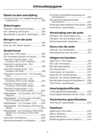 2009-2010 Ford Mondeo Manuel du propriétaire | Néerlandais
