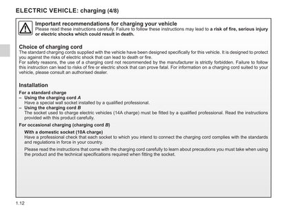 2013-2016 Renault Kangoo Manuel du propriétaire | Anglais