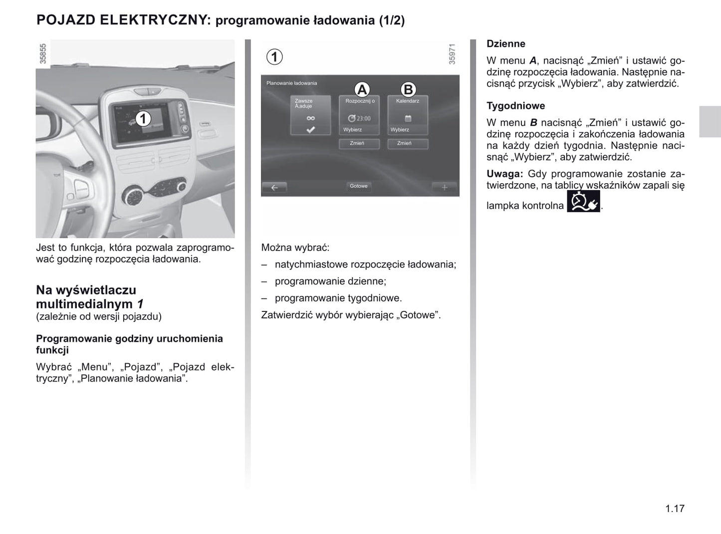 2016-2019 Renault Zoe Manuel du propriétaire | Polonais