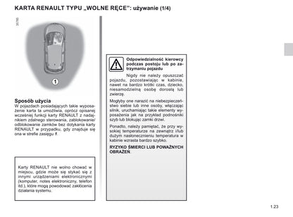 2018-2019 Renault Zoe Owner's Manual | Polish