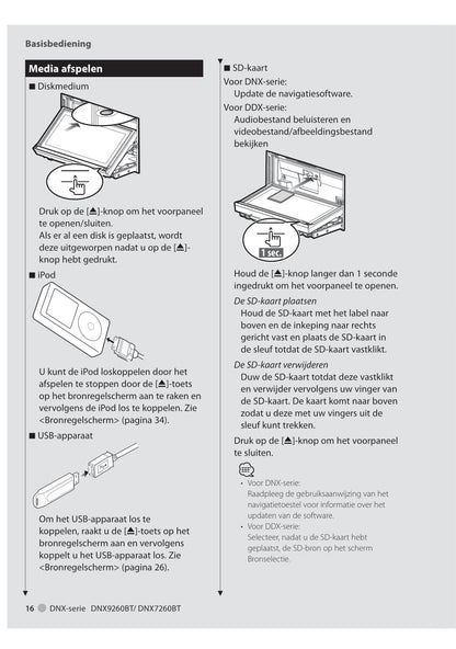 Kenwood DNX & DDX Serie Handleiding 2012