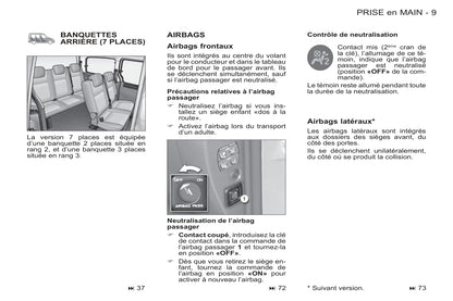 2011-2015 Peugeot Partner Origin Owner's Manual | French