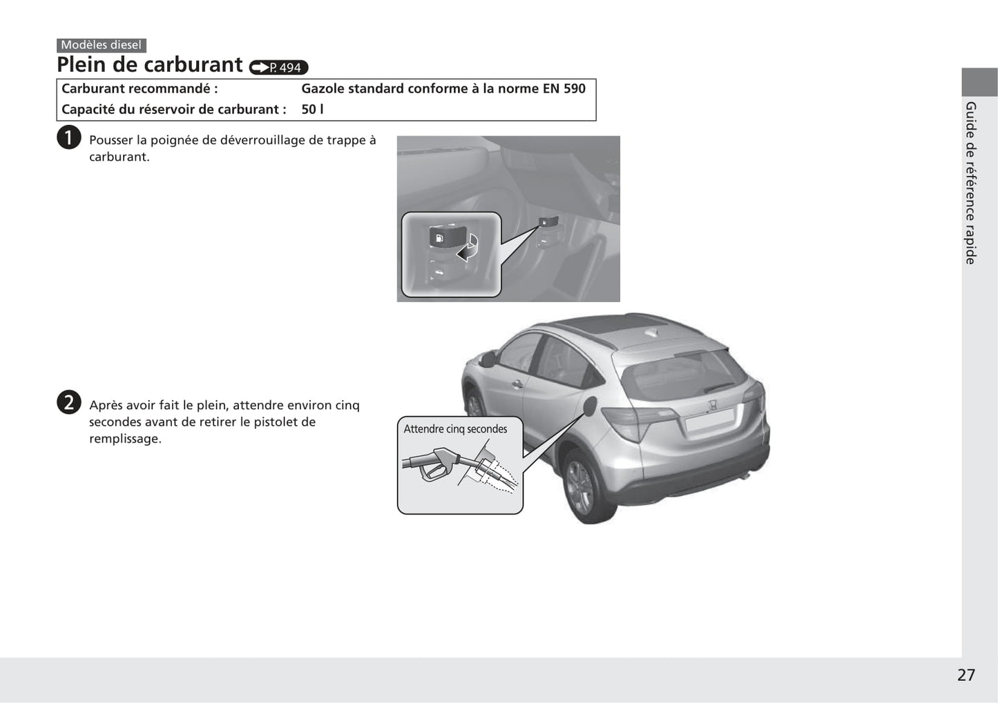 2018-2020 Honda HR-V Manuel du propriétaire | Français