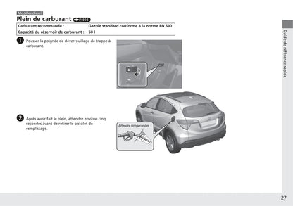 2018-2020 Honda HR-V Manuel du propriétaire | Français