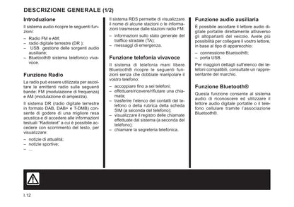 Renault Radio Connect R&Go Libretto D'istruzioni  2022