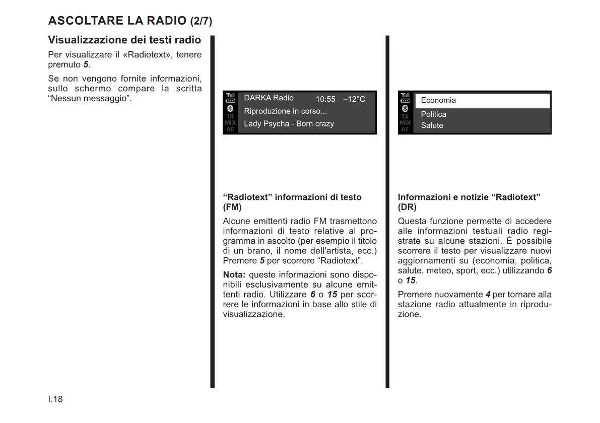 Renault Radio Connect R&Go Libretto D'istruzioni  2022