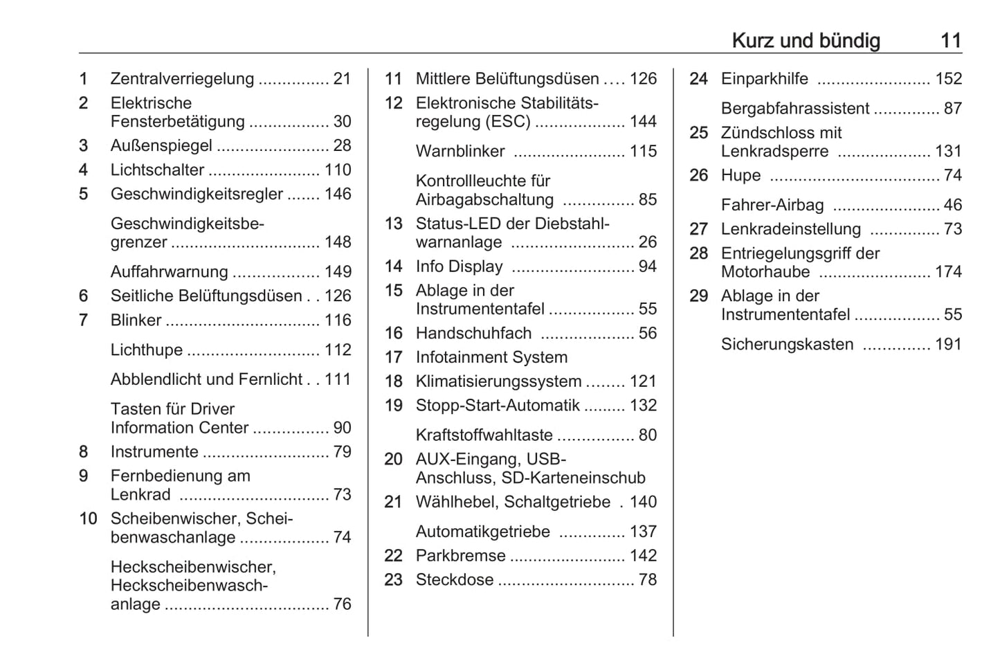 2016 Opel Mokka Owner's Manual | German