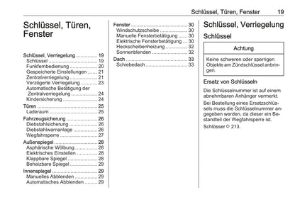 2016 Opel Mokka Owner's Manual | German