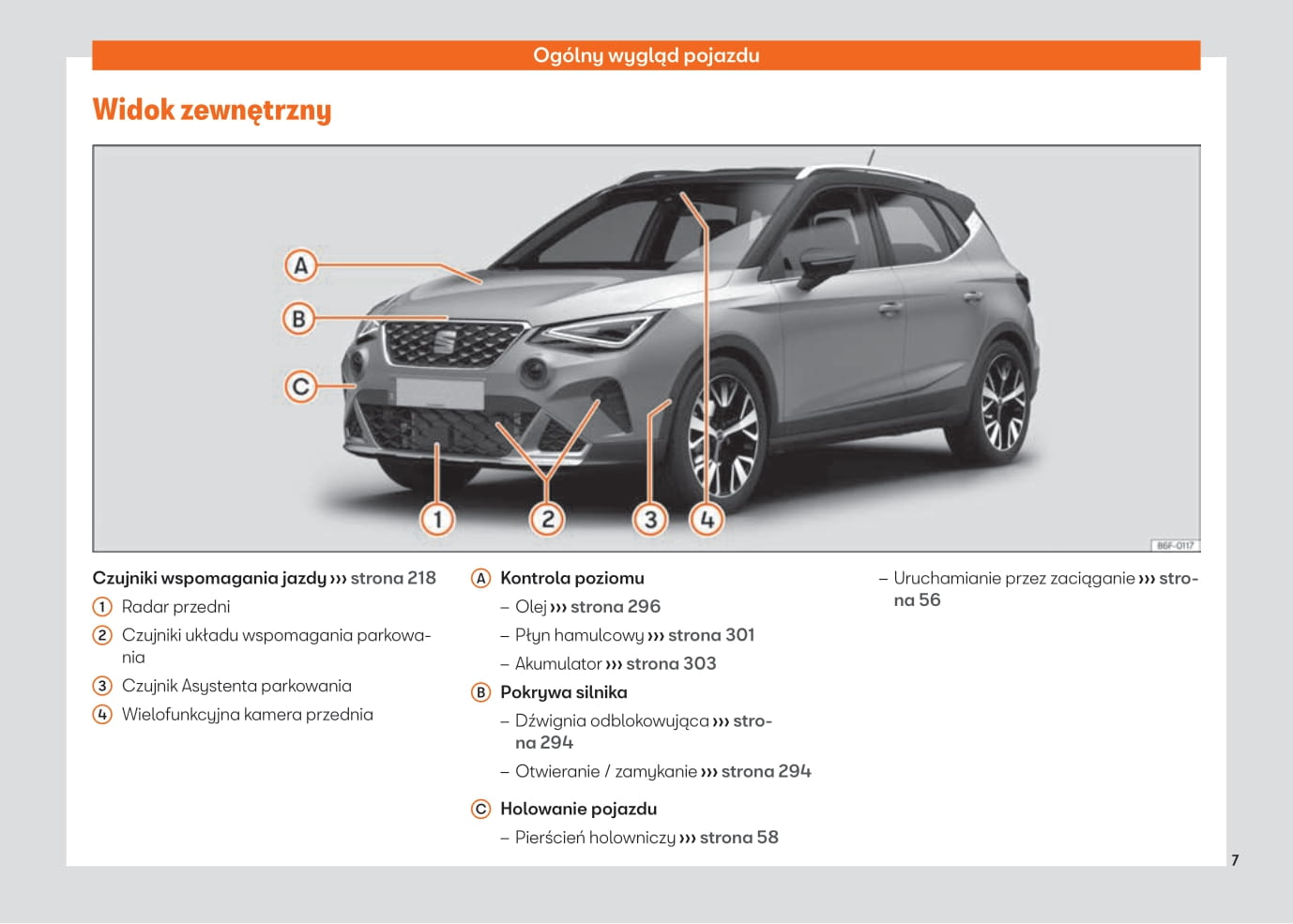 2021-2023 Seat Arona Manuel du propriétaire | Polonais