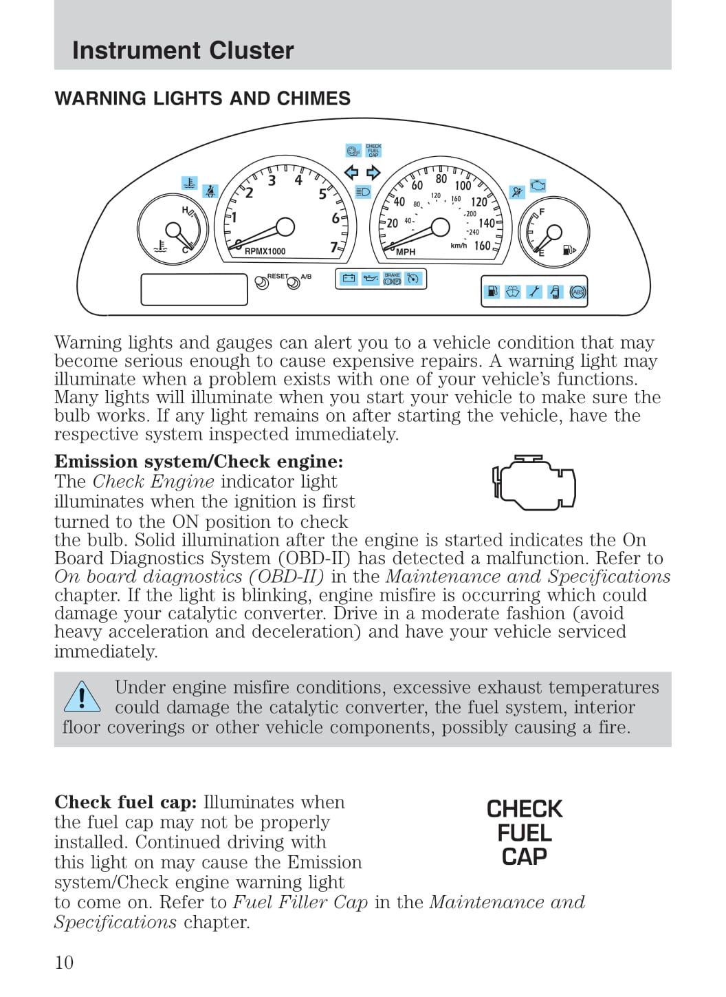 2005 Ford Thunderbird Owner's Manual | English