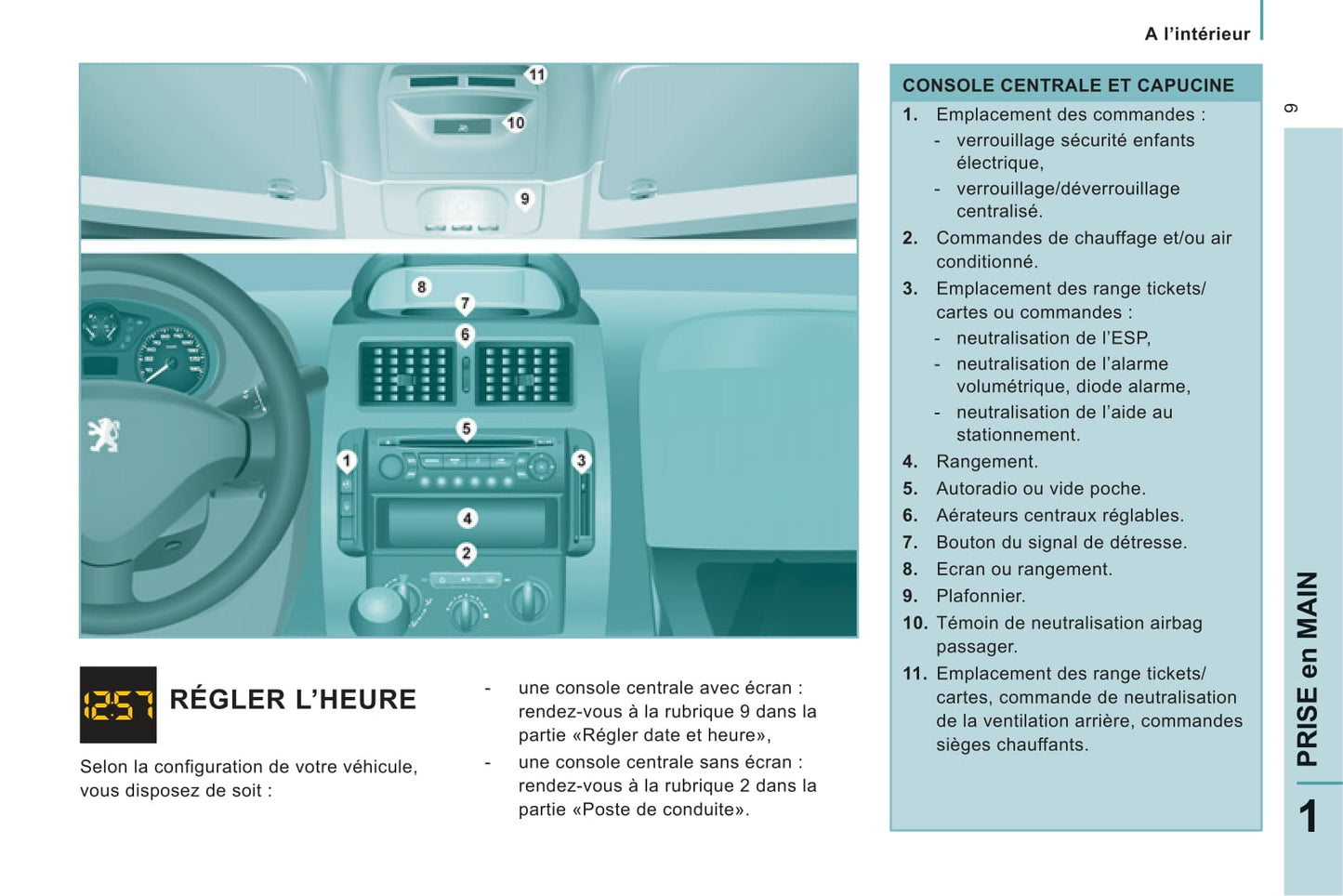 2011-2012 Peugeot Expert Tepee Manuel du propriétaire | Français