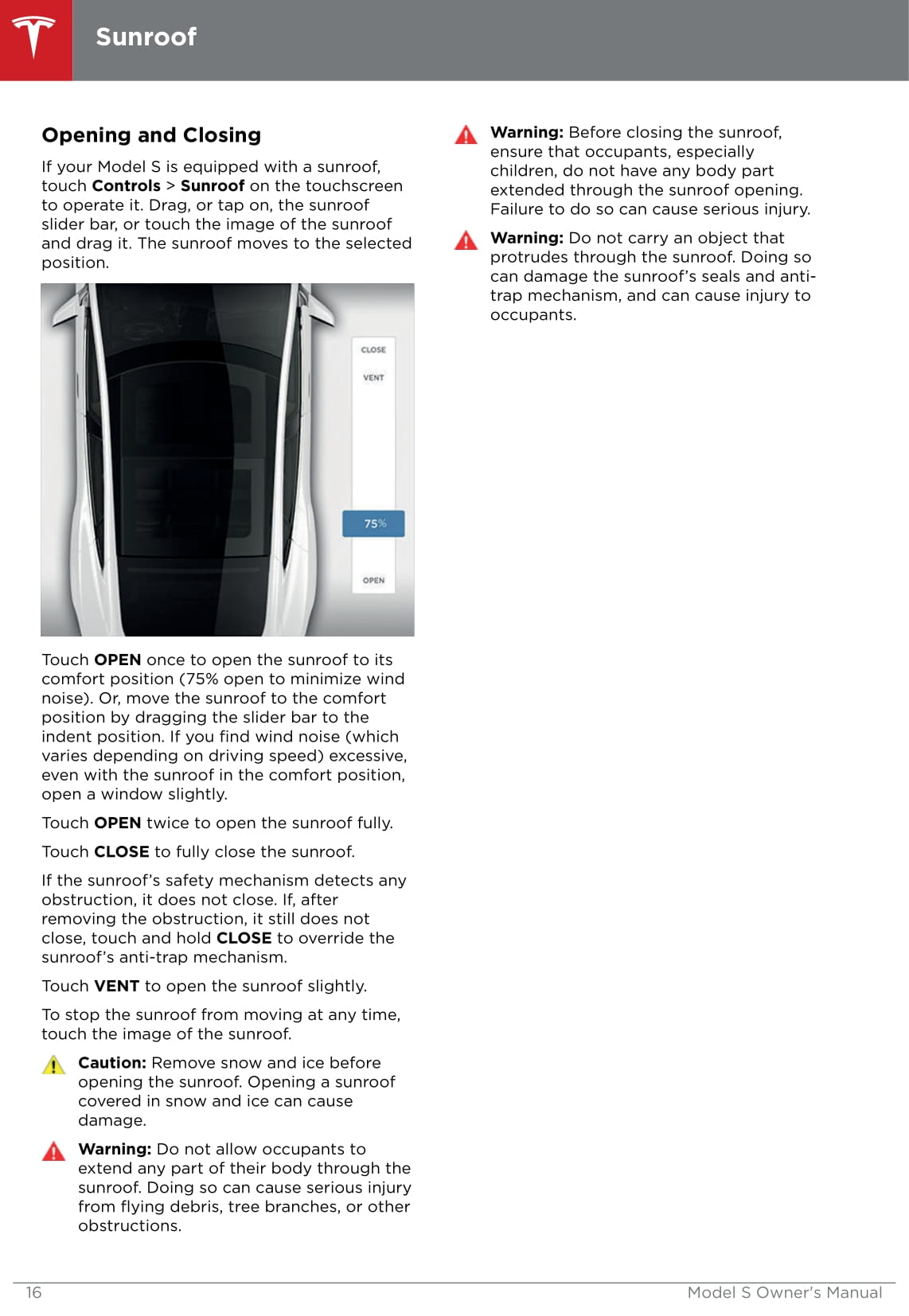 2016-2019 Tesla Model S Manuel du propriétaire | Anglais