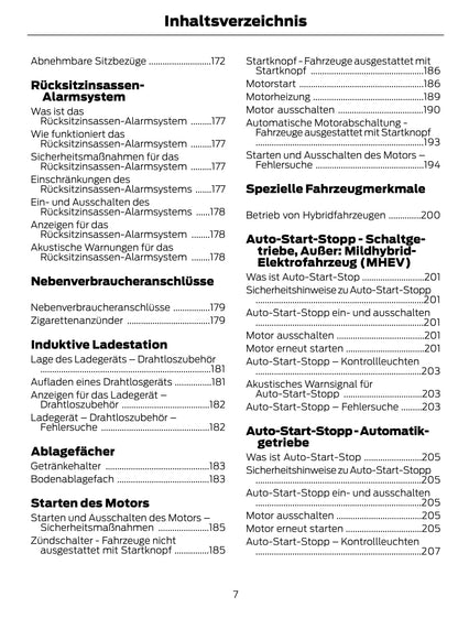 2020-2021 Ford Puma Owner's Manual | German