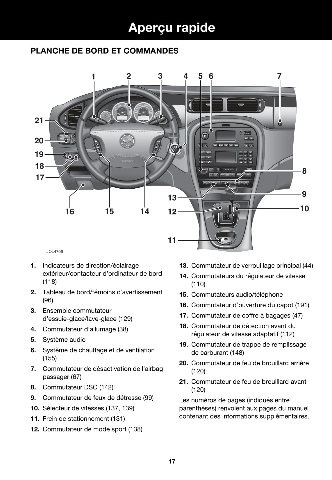 2004-2007 Jaguar S-Type Manuel du propriétaire | Français